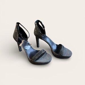 Michael Kors Sparkly Platform Heels | Ankle Strap